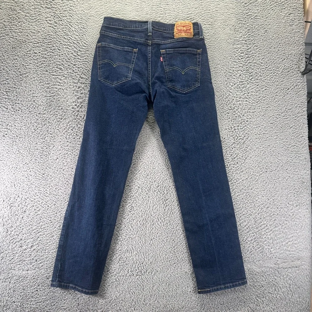 Levi's 514 Jean Men 32x32 Blue Cotton Denim Straight Streetwear Workwear Stretch